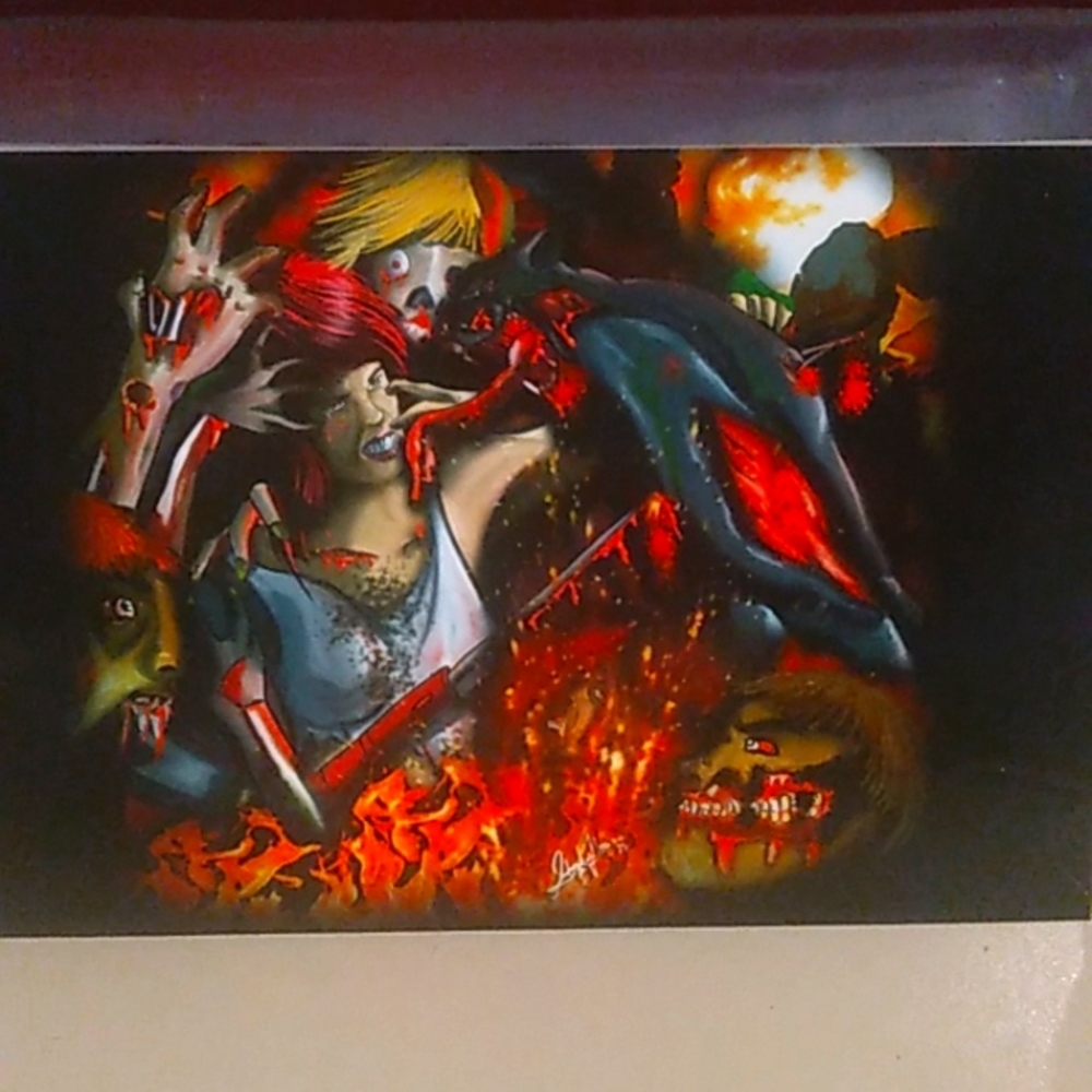4x6  and 5x4.5 Art Print Zombies